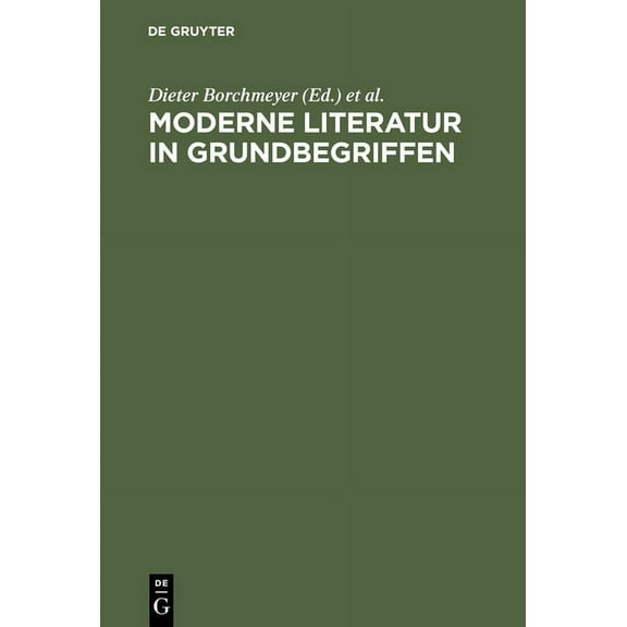 Moderne Literatur in Grundbegriffen, (Hardcover)