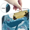 thumbnail image 4 of FMSHPON Ocean Coral Whale Pattern Clipboard Hardboard Wood Nursing Clip Board and Pull for Standard A4 Letter 13x9 inches, 4 of 5