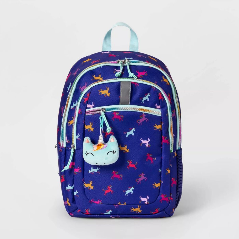 Cat & Jack Cat and Jack 17 Inch Unicorn Kids Backpack with Padded