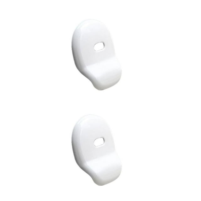 Youkk Stylish And Easy Installation Rear Door Handle Trim Exterior Durable And Long-Lasting ABS Materials moon white 2Set