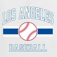 thumbnail image 6 of Wild Bobby City of Los Angeles LA Baseball Fantasy Fan Sports Men's Long Sleeve T-Shirt, White, Medium, 6 of 6