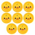 thumbnail image 2 of Platos Prichos Shiny Duck Color Amarillo de Cartón Encerado 8 Piezas por Empaque, 2 of 4