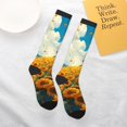 thumbnail image 5 of Salouo Clear Sky Sunflower Print Women's Men's Ankle Socks 1-pack Casual Athletic Socks for Unisex Adult Moisture-Wicking Socks for Daily Wear/Running/Sport, 5 of 8