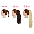 thumbnail image 6 of DODOING Clip in Hair Extensions Claw Ponytail Hair Extension Synthetic Hairpiece Hair Pieces 18" 21", 6 of 8