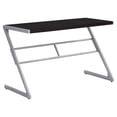 thumbnail image 2 of Computer Desk - 48"L / Espresso / Silver Metal, 2 of 4