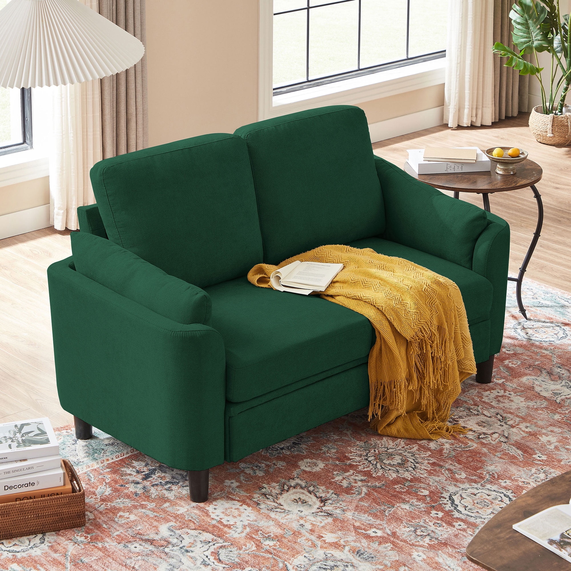 Pingliang Home 59" Loveseat Small Sofa Couch 2 Seater for Living Room Bedroom Apartment Studio Office,Double Seat Love Seat