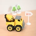 thumbnail image 3 of 4-Piece Kid's Toy Car,Toddler Toys Truck,Friction-Powered Car Toys,Construction Toys Car(Send Screwdriver), 3 of 6