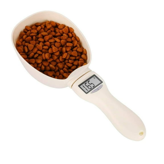 Electronic Measuring Spoon Scale With Digital Display, For Pet Food Water And Kitchen Baking, 250Ml Capacity Detachable Design Easy To Clean