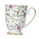 thumbnail image 2 of Taza de cerámica para mujeres Regalo Taza de té de cerámica con mango Diseño floral Floral Decorative Creative Drinkware Copa de leche Taza de café Flor multicolora, 2 of 8