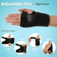 thumbnail image 4 of stanreset Coussinets de Soutien en Polyester pour Pouces Blessures Grand Gamme d'Utilisations Protection Poignet Respirante et Confortable Main Droite, 4 of 6