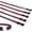 Maroon, variant on 5 Pack - MRI Safe ID Lanyards (No Metal) with Plastic No Twist Clip & Safety Breakaway Clasp - Great for Radiology Pathologists - Neck Strap I.D. Badge Holders by Specialist ID (Maroon)