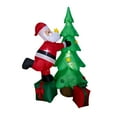 thumbnail image 2 of Árbol de Navidad inflable de 1,8 m (6 pies) para exteriores, decoración creativa para jardín o patio. Incluye bolsa de regalo. Árbol de Navidad ilumin, 2 of 8