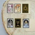 thumbnail image 5 of Tarot Cards Clear Stamps for Cards Making Magic Divination Clear Stamp Seals 5.83x8.27inch Transparent Stamps for DIY Scrapbooking Photo Album Journal Home Decoration, 5 of 8