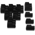 thumbnail image 4 of 2 juegos de organizadores de llaves de pared para llaves resistentes, soportes para cajones de herramientas, solución de almacenamiento de llaves que ahorra espacio, color negro, 4 of 8