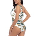 thumbnail image 4 of Goofa Cute Bunny Pattern Women's One Piece Swimsuits Tummy Control Bathing Suits Asymmetric One Shoulder Swimwear-Medium, 4 of 6