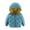 Lake Blue, variant on BULLPIANO Kids Boys Girls Warm Coat Hooded Thick Jacket Kids Baby Winter Snowsuit Puffer Outerwear 2-7Y