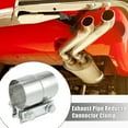 thumbnail image 2 of Exhaust Pipe Sleeve Connector Clamp Coupler 2” Replacement Universal 1pcs, 2 of 7