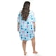 thumbnail image 3 of Pijama tipo camisón Roman Fashion Tallas Extras 02X Azul claro UNI, 3 of 5