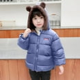 thumbnail image 2 of Splozh Boy's Winter Coat Waterproof Puffer Jacket Insulated Snow Jacket Hooded,Blue 4-5 Years, 2 of 6