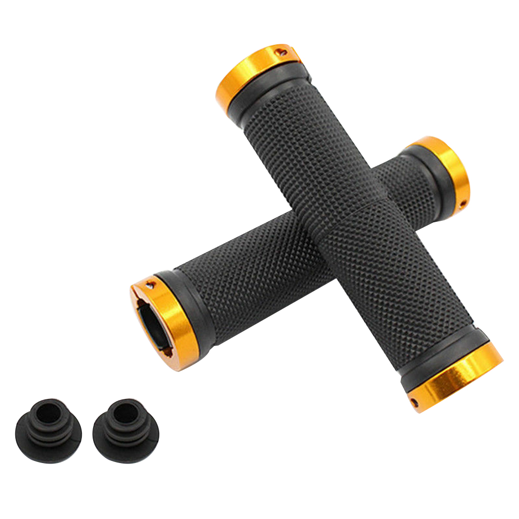 WBA Soft Rubber Handlebar End Grips – Road & Mountain Bike – BMX, Cruiser, Hybrid – SB-G2630L