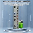 thumbnail image 3 of Electric Bass Multi Effects Pedal 3 Band Equalizers XLR Balanced Output 3 Delays 3 Reverbs Bass Effects Pedal BT Connection Type-C Rechargeable for Electric Bass, 3 of 7