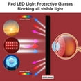 thumbnail image 4 of Lunettes de Protection Lumière Rouge, Lunettes Laser IPL Caoutchouc Lunettes de Bronzage pour Retrait, 4 of 8