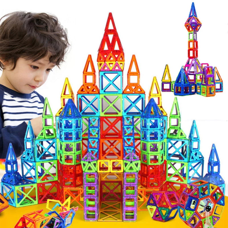 Playmags 100 Now with Stronger Magnets 18 Piece Set Sturdy,Super Durable wit 