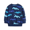 thumbnail image 5 of OGLCCG Boys Cotton Sweatshirts Long Sleeve Crewneck Cartoon Print Pullover Tops Kids Cute Comfy Outfits For Casual Wear Size 1-7, 5 of 8