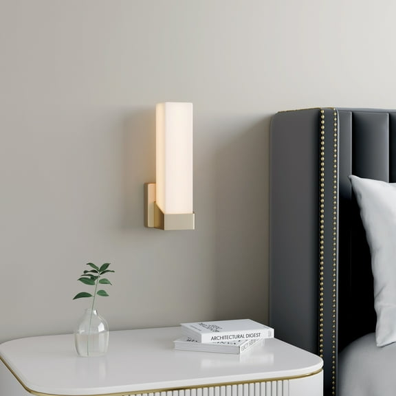 Millennium Lighting  LED Outdoor Wall Sconce - 13  Inch Modern Gold