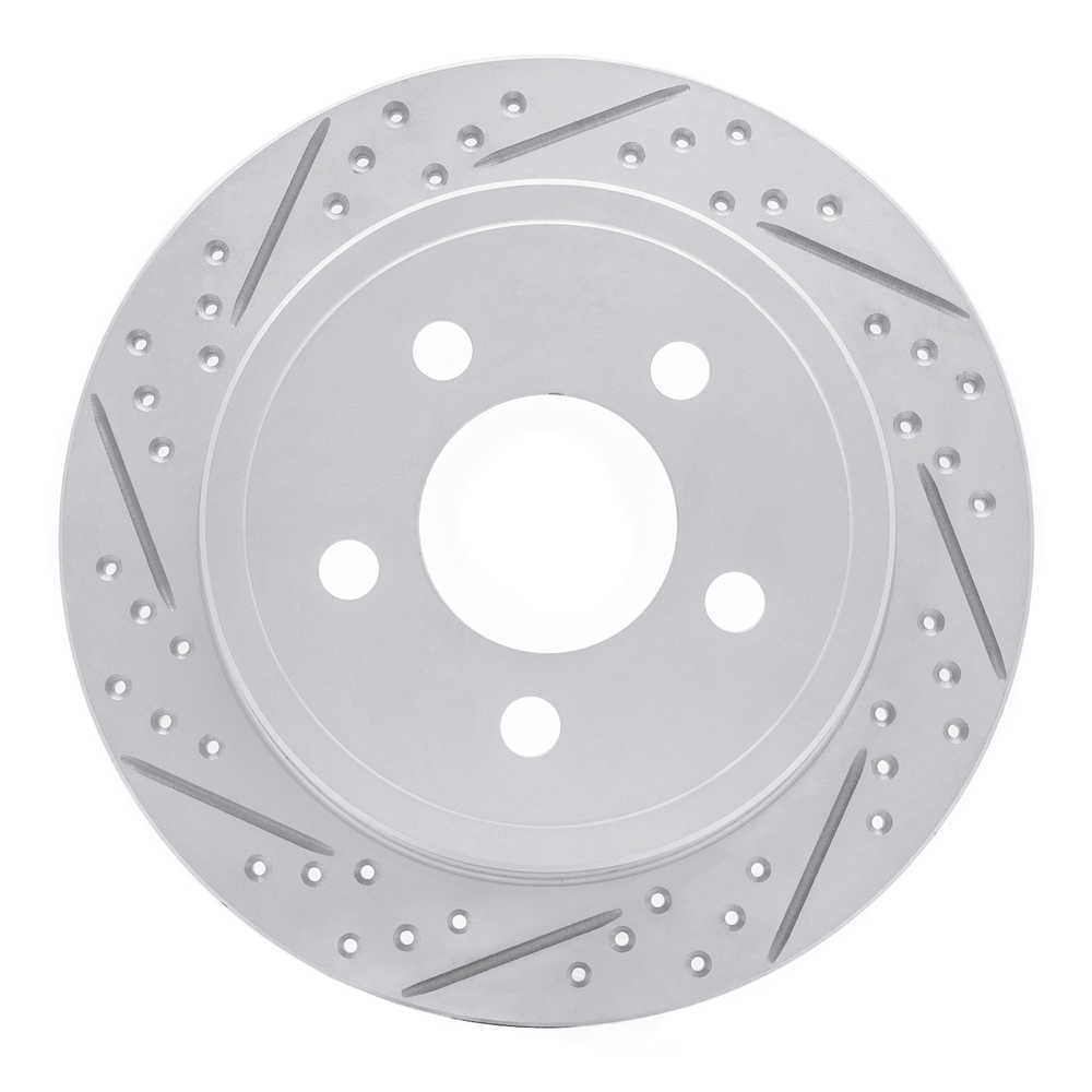 Dynamic Friction Company 830-42028L DFC Geoperformance Rotor - Drilled and Slotted
