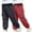 Black, variant on 2PC Boys Pants Casual Children's Solid Color Pocket Casual Sports Ankle Bound Pants Boys Cargo Joggers Pants Kids Elastic Waist Trousers 2-14 Years