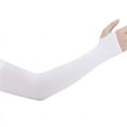 thumbnail image 3 of Manga de hielo para protección solar, manga de seda helada para mujer, manga de protección solar para verano, ciclismo, viajes, protección para el brazo, manga de hielo, 3 of 3