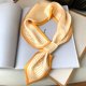 thumbnail image 2 of Bufanda de seda pequeña, chales para mujer, chales de marca de lujo para oficina, hiyab para el cuello, foulard, hiyab, bufandas con estampado de rayas para mujer, 2 of 5
