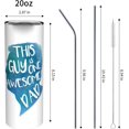 thumbnail image 2 of STEEL TUMBLER Gift For Dad - Stainless Steel VACCUM Mug Tumbler 20 Oz Gift For Dad - "This Guy Is One Awesome Dad" UV PRINTED 20 Oz Coffee Travel Mug - Birthday or Father''s Day Gift From Son, 2 of 6
