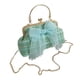 thumbnail image 4 of Bolso de mano con cierre de hebilla Yuyangstore Bolso de felpa Verde, 4 of 8