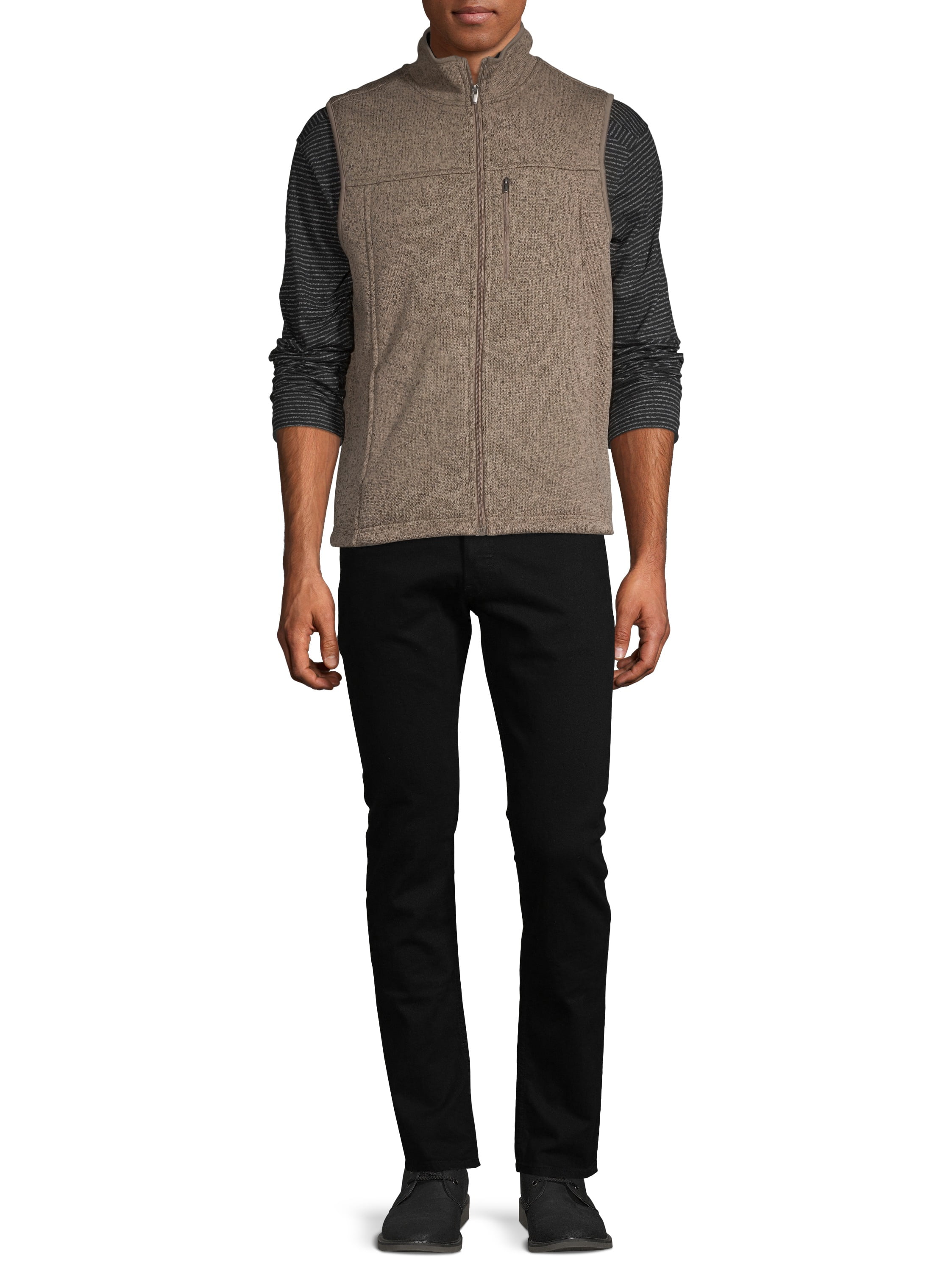 Sherpa Sweater Fleece Vest 