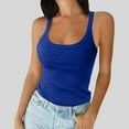 thumbnail image 4 of beishanbush Clothing 2025 Camisoles & Tanks Under $10 Women Plus Size Fashion Sleeveless Tops Slim Fit Vest SummerTank Top Casual Tops, 4 of 6