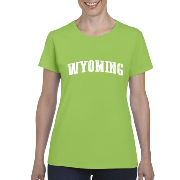Artix - Women's T-Shirt Short Sleeve, up to Women Size 3XL - Wyoming Cheyenne