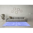 thumbnail image 3 of Ahgly Company Indoor Square Abstract Blue Modern Area Rugs, 7' Square, 3 of 4