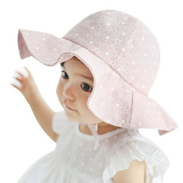 5 Pack Toddler Baby Girls Outdoor Bucket Hats Kids Summer Sun Hat Beach Bonnet Cap