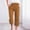 #Coffee, variant on DPTALR Women's Fashion Casual Solid Color Elastic Waist Loose Straight Wide-Leg Pocket Trousers,Coffee,Size XXXXXL