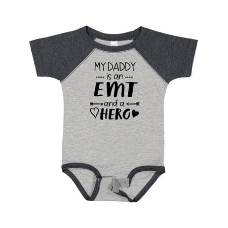 

Inktastic My Daddy is an EMT and a Hero Gift Baby Boy or Baby Girl Bodysuit