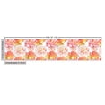 thumbnail image 2 of Ambesonne Floral Fabric by the Yard Upholstery, Watercolor Art Roses, 10 Yards, Coral Orange White, 2 of 4