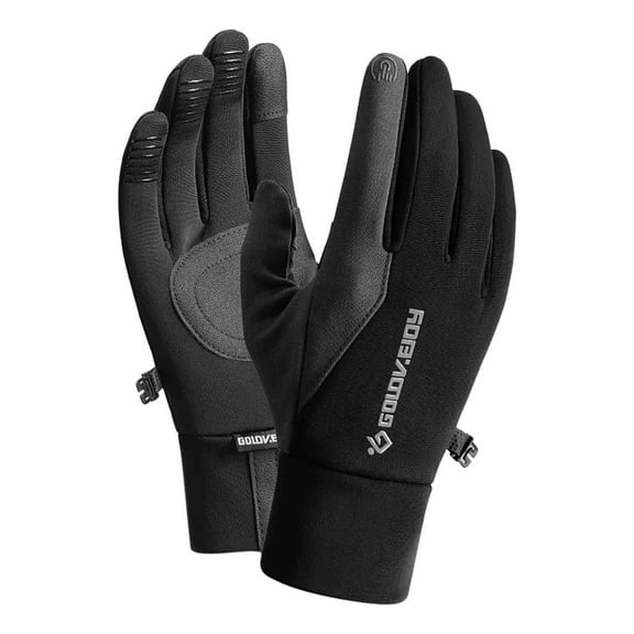 Kugisaki Winter Gloves for Men Women Touch Screen Water Resistant Windproof Liner Thermal for Running Cycling Driving Hiking
