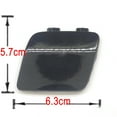 thumbnail image 3 of Trimla Rear Tow Cover for 08-15 BMW 1 E82 Coupe E83 Convertible Fit 116d 114d 118d 125i 128i 135i 2008 2009 2010 2011 2012 2013 2014 2015 bumper Hook Eye Cap 51127208599 black, 3 of 5