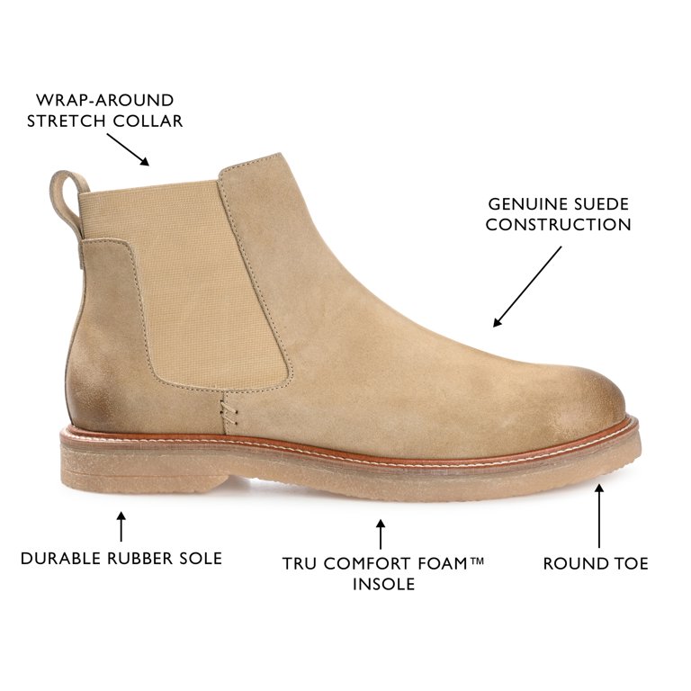 Thomas & Vine Mens Cedric Pull-on Round Toe Chelsea Boot  display picture 1