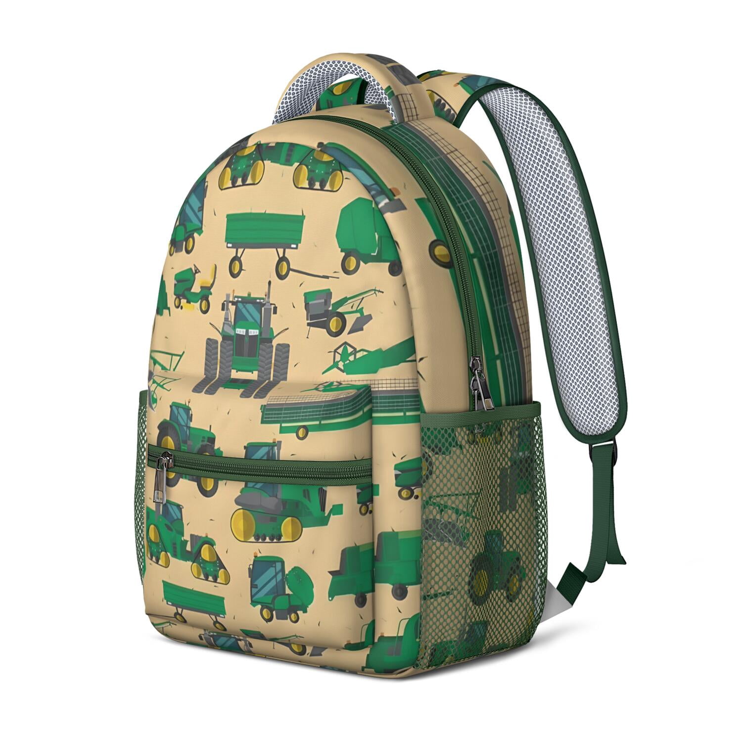 Truck Themed Waterproof School Backpack - Lightweight & Durable with Spinal Support, Stylish Bookbag for Teenagers