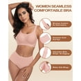 thumbnail image 6 of Full Coverage Bra for Women Back Smoothing Seamless Comfortable Bralette Padded Wireless Support Bra, 6 of 7
