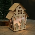 thumbnail image 1 of Xihbxyly Colgante Navideño de Madera, Escaparate Luminoso para Cabaña, Decoración Festiva para Puerta de Árbol, Decoración para Fiestas, Celebraciones de Acción de Gracias y Navidad, Incluye 3 Pilas, 1 of 2