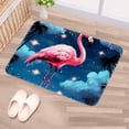 thumbnail image 5 of Flamingo Polyester Indoor Mat Office Floor Mat Non-Slip Machine Washable, 5 of 6